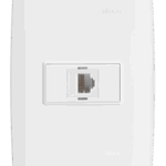 Tomada Rede RJ45 Cat5e com Placa Simon 30 Branca