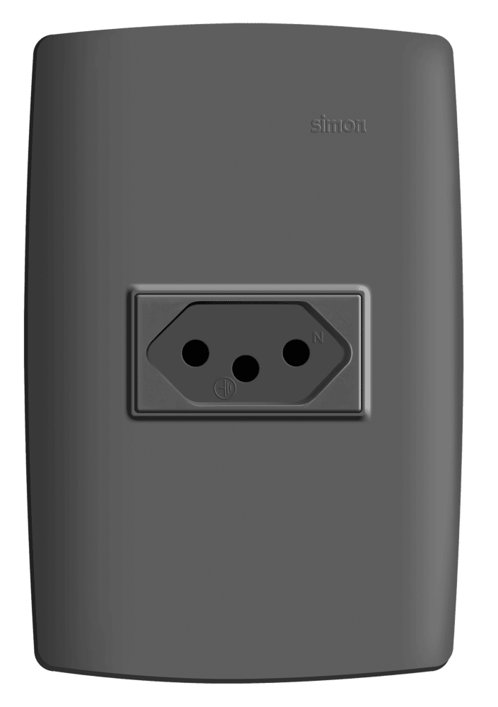 conjunto-1-tomada-2pt-padrao-brasileiro-10a-250v-grafite-simon-30-30925-38-7899191913588.png Tomada 2P+T 10A com Placa Simon 30 Grafite - Imagem 1