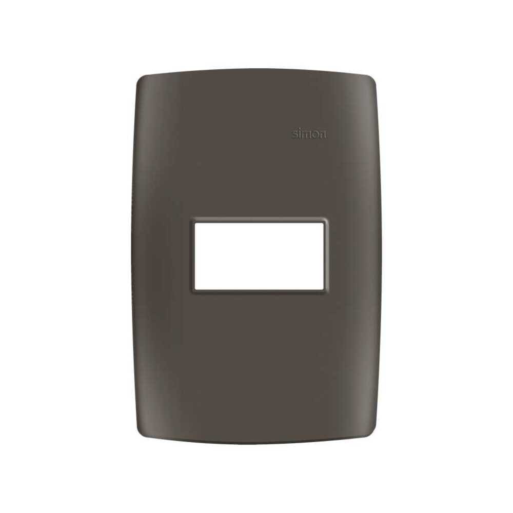 placa-4-x-2-c-suporte-1-posto-grafite-fosco-simon-30-30911-38-7899191911928.jpg Placa 1 Posto com Suporte 4x2 Simon 30 Grafite fosco - Imagem 1