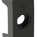 Módulo Tomada Coaxial TV 75 Ohms Simon 30/35 Grafite fosco