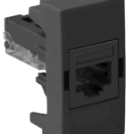 Módulo Tomada Rede RJ45 Cat6 Simon 30/35 Grafite fosco
