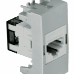 Módulo Tomada Rede RJ45 Cat6 Simon 30/35 Alumínio fosco