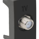 Módulo Tomada Coaxial TV 75 Ohms Simon 30/35 Grafite fosco