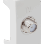 Módulo Tomada Coaxial TV 75 Ohms Simon 30/35 Branca