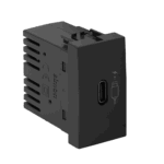 Módulo Carregador USB Tipo C 2.1A Bivolt Simon 30/35 Grafite