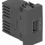 Módulo Carregador USB 2.1A Turbo Charge Bivolt Simon 30/35 Grafite