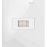 Cigarra Eletrônica Bivolt Automática 10A com Placa Simon 35 Branco fosco