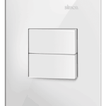 Conjunto 2 Interruptores Paralelo 10A com Placa Simon 35 Branco fosco