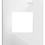 Placa 2 Postos 4x2 Simon 35 Branco fosco