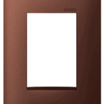 Placa 3 Postos 4x2 Simon 35 Aço corten