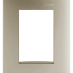 Placa 3 Postos 4x2 Simon 35 Champagne