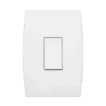Interruptor Simples Vertical 10A 4x2 com Placa Iriel Ilus Branca