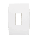 Placa 1 Posto Vertical com Suporte 4x2 Iriel Ilus Branca