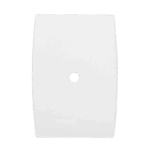 Placa Cega com Furo 9,5mm 4x2 com Suporte Iriel Ilus Branca