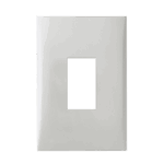 Placa 1 Módulo Vertical com Suporte 4x2 Iriel Imperia Branca