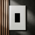 Placa 1 Módulo Vertical com Suporte 4x2 Iriel Imperia Branca - Imagem 2