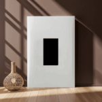 Placa 1 Módulo Vertical com Suporte 4x2 Iriel Imperia Branca - Imagem 5