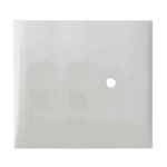 Placa com Furo 9,5mm com Suporte 4x4 Iriel Imperia Branca