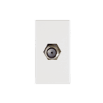 Módulo Tomada Coaxial TV Passante Iriel Imperia Branca