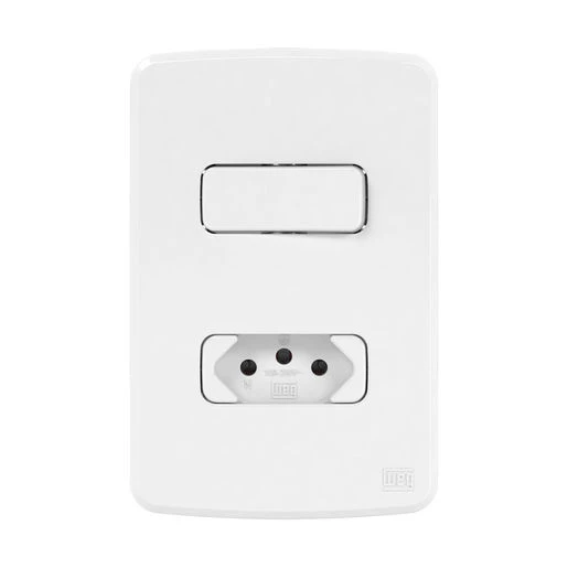 CONJUNTO-1-INTERRUPTOR-PARALELO-1-TOMADA-2PT-10A-250V-C-PLACA-SUPORTE-BRANCO-Compose-WEG-13272554-1.png Conjunto Interruptor Paralelo + 1 Tomada 10A com Placa Composé WEG Branca - Imagem 1