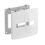 Placa 2 Módulos Horizontal 4x4 Composé WEG Branca