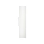 Arandela Taschibra Embaú 2xE27 40cm Vidro Fosco Branca