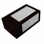Arandela Enerlux Retangular 1xE27 Preta