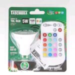 Lâmpada LED dicroica RGB 5W Taschibra