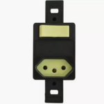 Interruptor simples + tomada para condulete 20A preta Klin