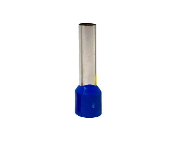 Terminal ilhós tubular 16.0mm² azul cobre estanhado - Imagem 1