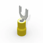 Terminal garfo m5 4.0-6.0mm² amarelo cobre estanhado