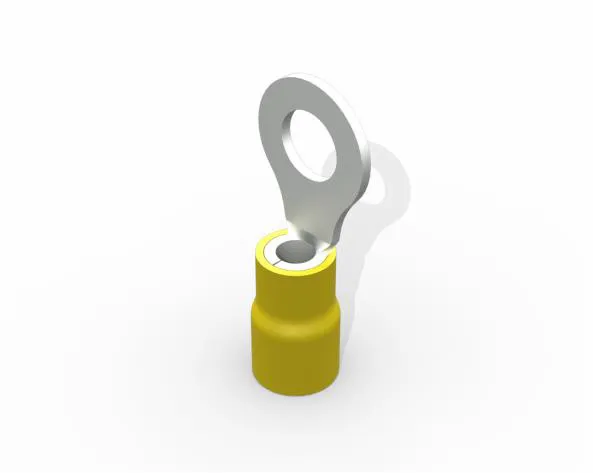 Terminal anel m6 4.0-6.0mm² amarelo cobre estanhado - Imagem 1