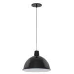 Pendente td820 1xe27 preto Taschibra