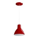 Pendente td622 1xe27 vermelha Taschibra