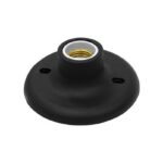 Plafon E27 preto Taschibra