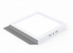Luminária LED Flat alumínio sobrepor quadrada 24W 6500K 275x275mm Lumanti - Imagem 2