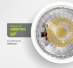Lâmpada LED dicroica MR16 GU10 4.8W 3000K Lumanti - Imagem 3