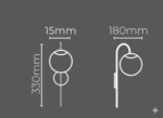 Arandela moon stick G9 IP20 Lumanti - Imagem 4