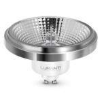 Lâmpada LED AR111 GU10 12W 3000K 24° Lumanti