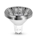 Lâmpada LED AR70 GU10 4.8W 3000K 24° Lumanti