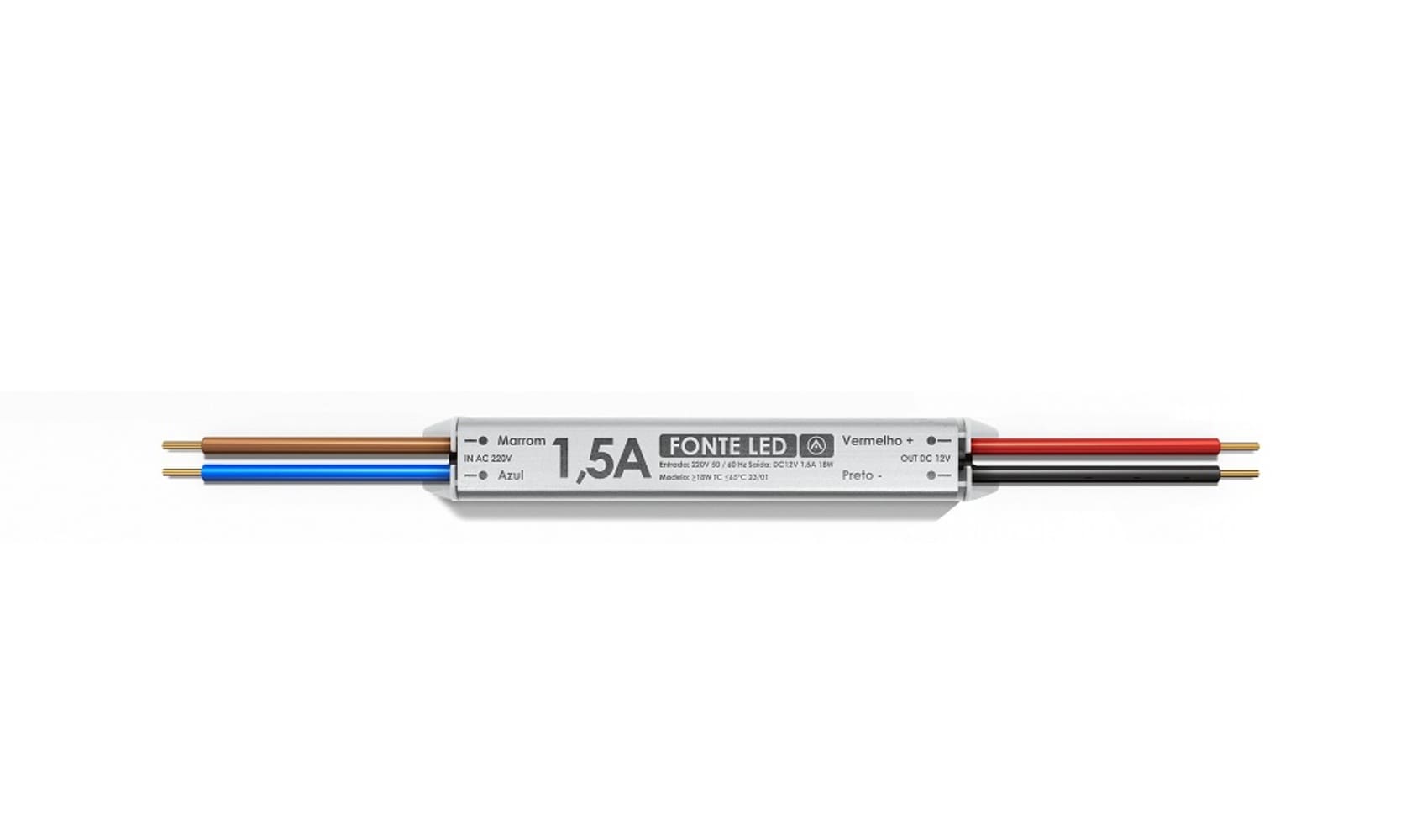 FLS241.jpg Fonte linear Slim 24V 1.5A 36W bivolt Lumanti - Imagem 1
