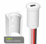 Sensor dimerizável para fita LED 12V 24V branco Lumanti - Imagem 2