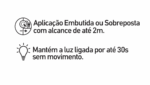 Sensor de presença 12V 24V preto Lumanti - Imagem 5
