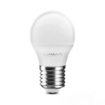 Lâmpada LED bolinha leitosa G45 4W 2400K âmbar E27 Lumanti ref 204A