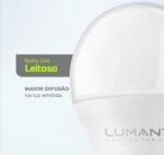 Lâmpada LED bolinha leitosa G45 4W 2400K âmbar E27 Lumanti ref 204A - Imagem 2