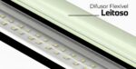 Luminária Slim Fit LED preto 18W 6500K 500x50x25mm Lumanti - Imagem 3