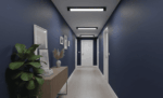 Luminária Slim Fit LED preto 18W 6500K 500x50x25mm Lumanti - Imagem 6