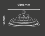 Luminária High Bay UFO Titan LED 200W 5500K IP66 Lumanti - Imagem 6