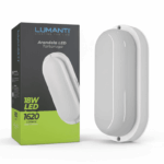 Arandela tartaruga branca LED 18W 3000K Lumanti - Imagem 2