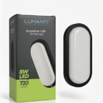 Arandela tartaruga preta LED 8W 3000K Lumanti - Imagem 2